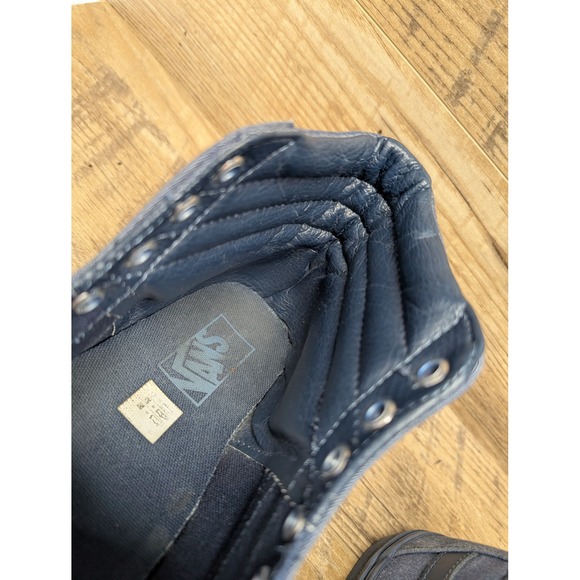 Vans Sk8-Hi Reissue Skate Sneakers Unisex 10W / 8.5M Navy Blue High Top - Picture 10 of 16